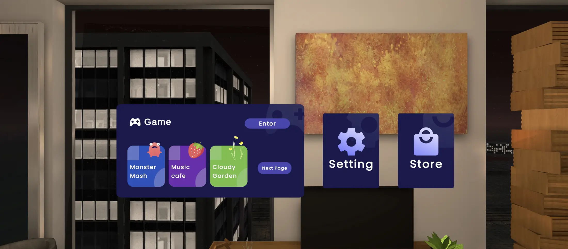 Ability Foundry VR user interface